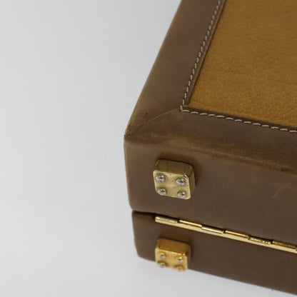 Loewe Anagram Business Leather, BEIGE, LEATHER, Briefcase