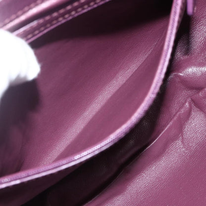 Bvlgari Chandra Satchel Leather, PURPLE, LEATHER, Shoulder bag