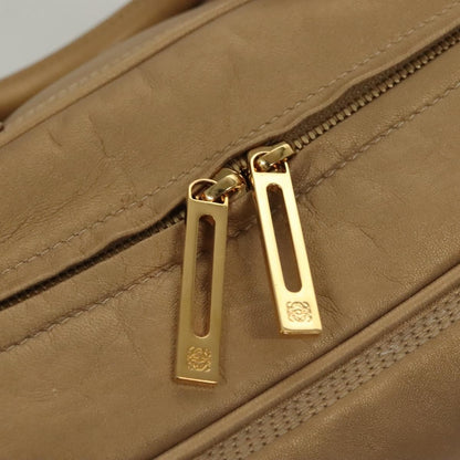 Loewe Amazona Bag Leather, GOLD, LEATHER, Handbag
