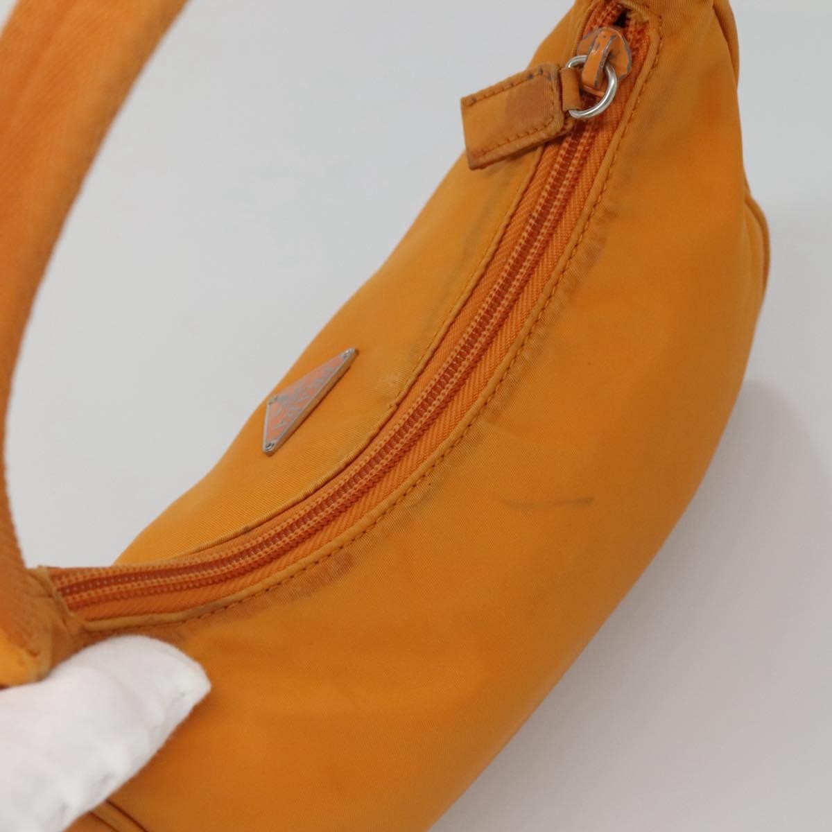 Prada Hobo Tessuto, ORANGE, NYLON, Handbag