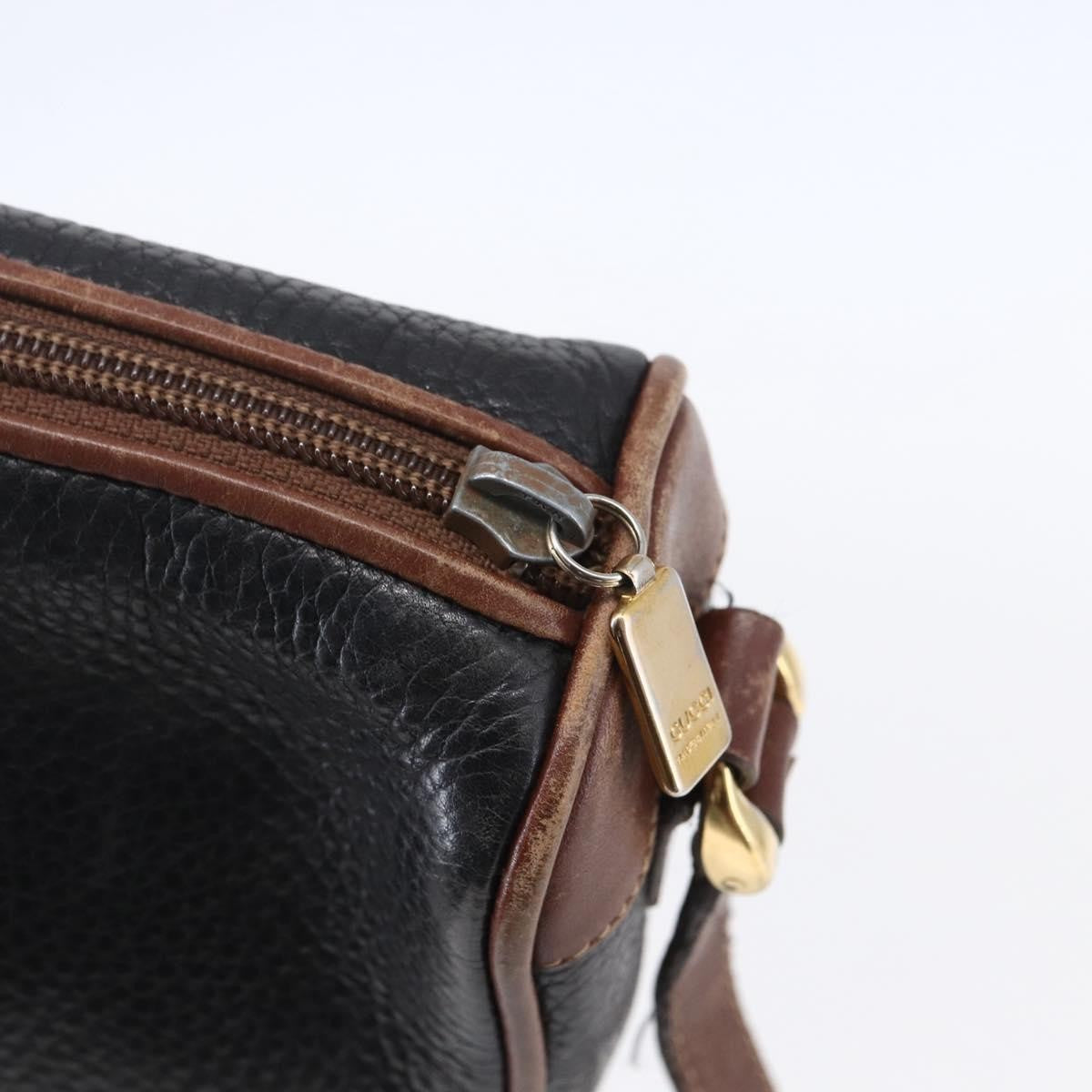 Gucci Vintage Shoulder Bag Leather, BLACK, LEATHER, Shoulder bag