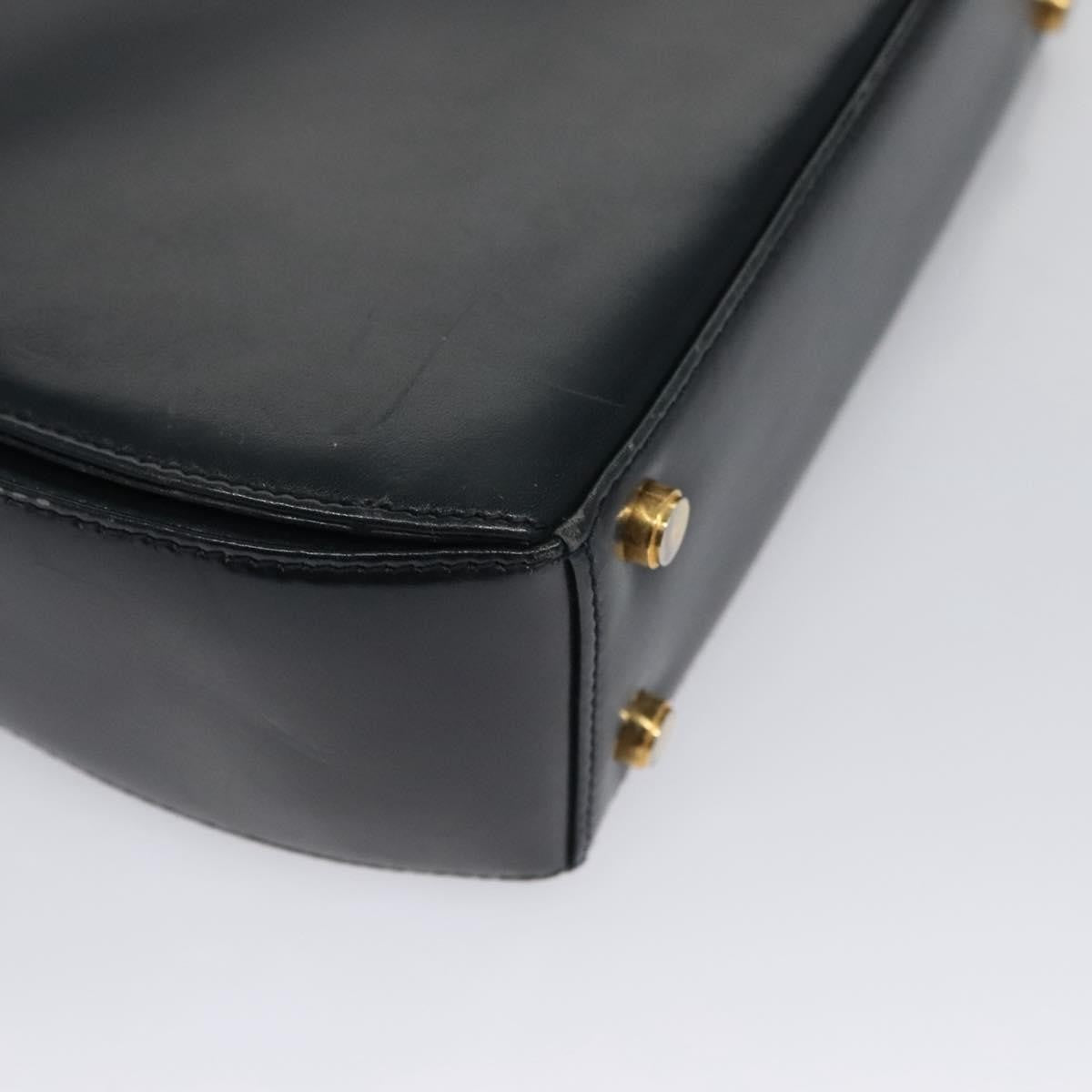 Salvatore Ferragamo Gancini Convertible Top Handle Bag Leather, BLACK, LEATHER, Handbag