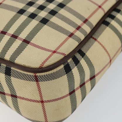 Burberry Zip Messenger Bag Nova check Canvas and Leather, BEIGE, CANVAS, Shoulder bag