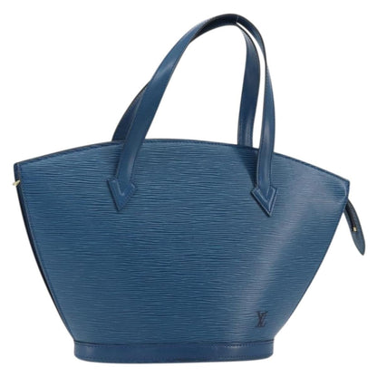 Louis Vuitton Saint Jacques Handbag Epi Leather, Blue, Leather, Handbag