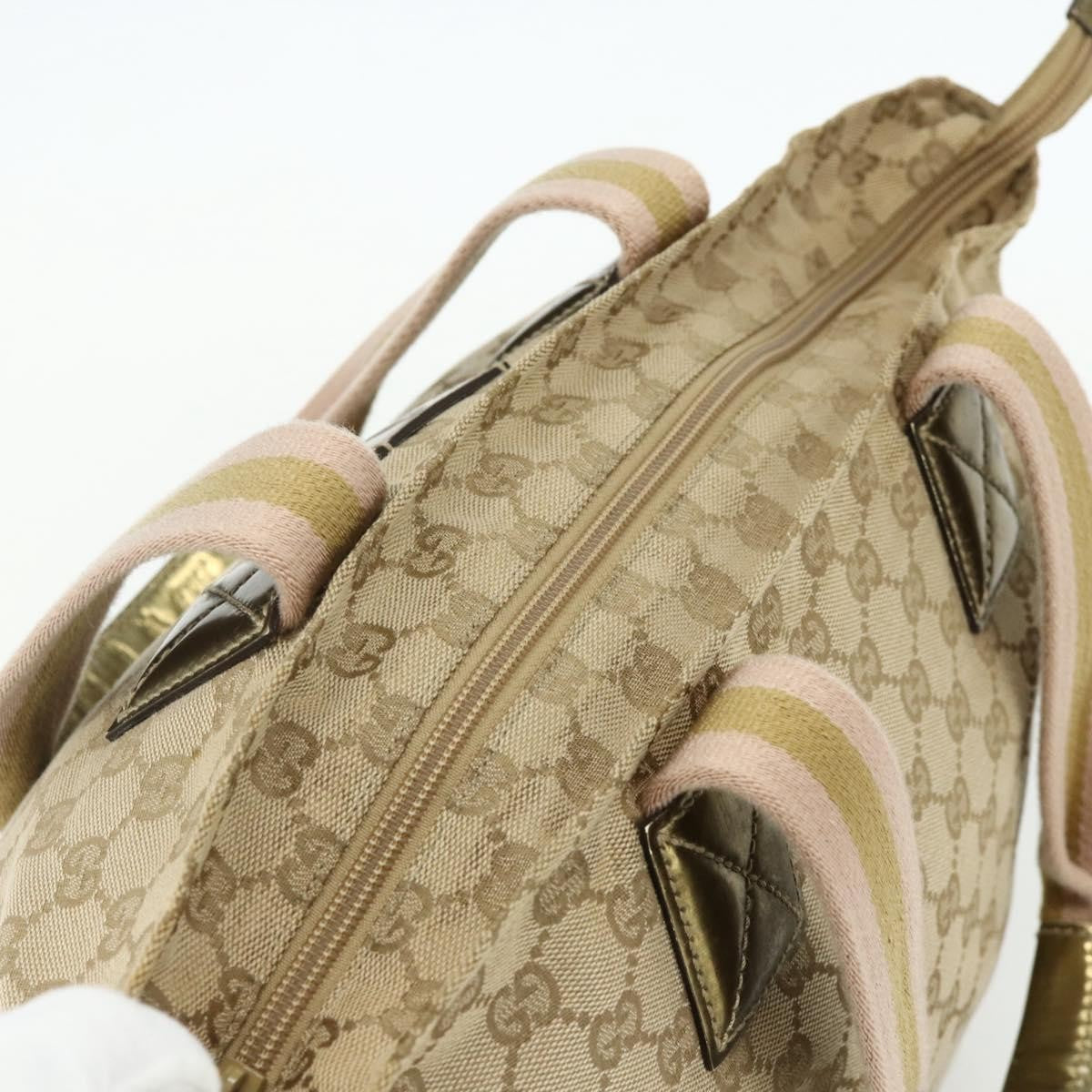 Gucci Web Zip Tote GG Canvas, Beige, Canvas, Tote Bag