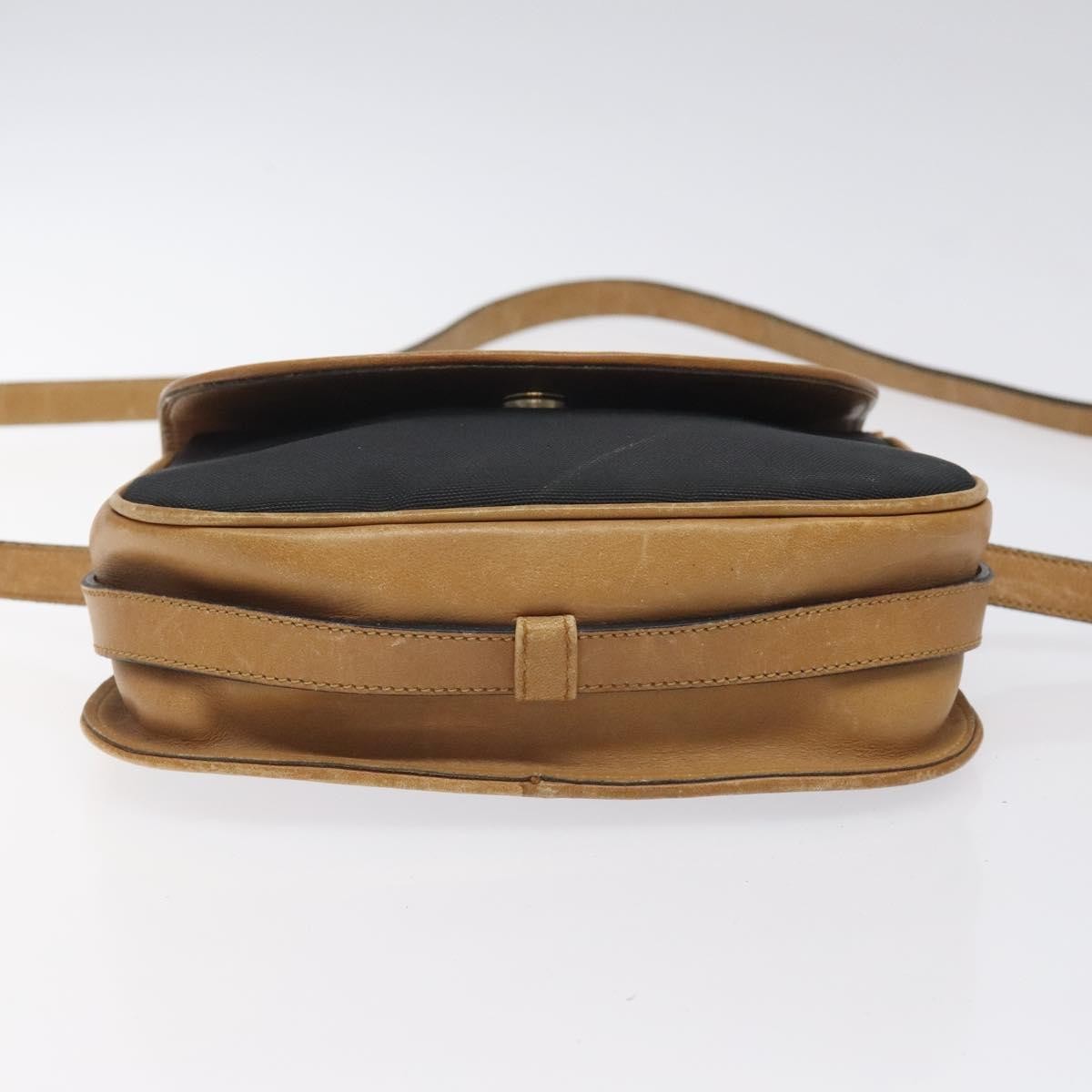 Celine Vintage Triomphe Shoulder Bag Canvas, BLACK, CANVAS, Shoulder bag