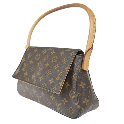 Louis Vuitton Looping Handbag Monogram Canvas, BROWN, CANVAS, Shoulder bag