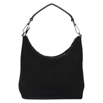Gucci Zip Hobo Canvas, BLACK, CANVAS, Shoulder bag