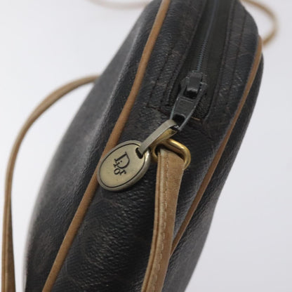 Christian Dior Vintage Honeycomb Shoulder Bag Canvas, BLACK, CANVAS, Shoulder bag