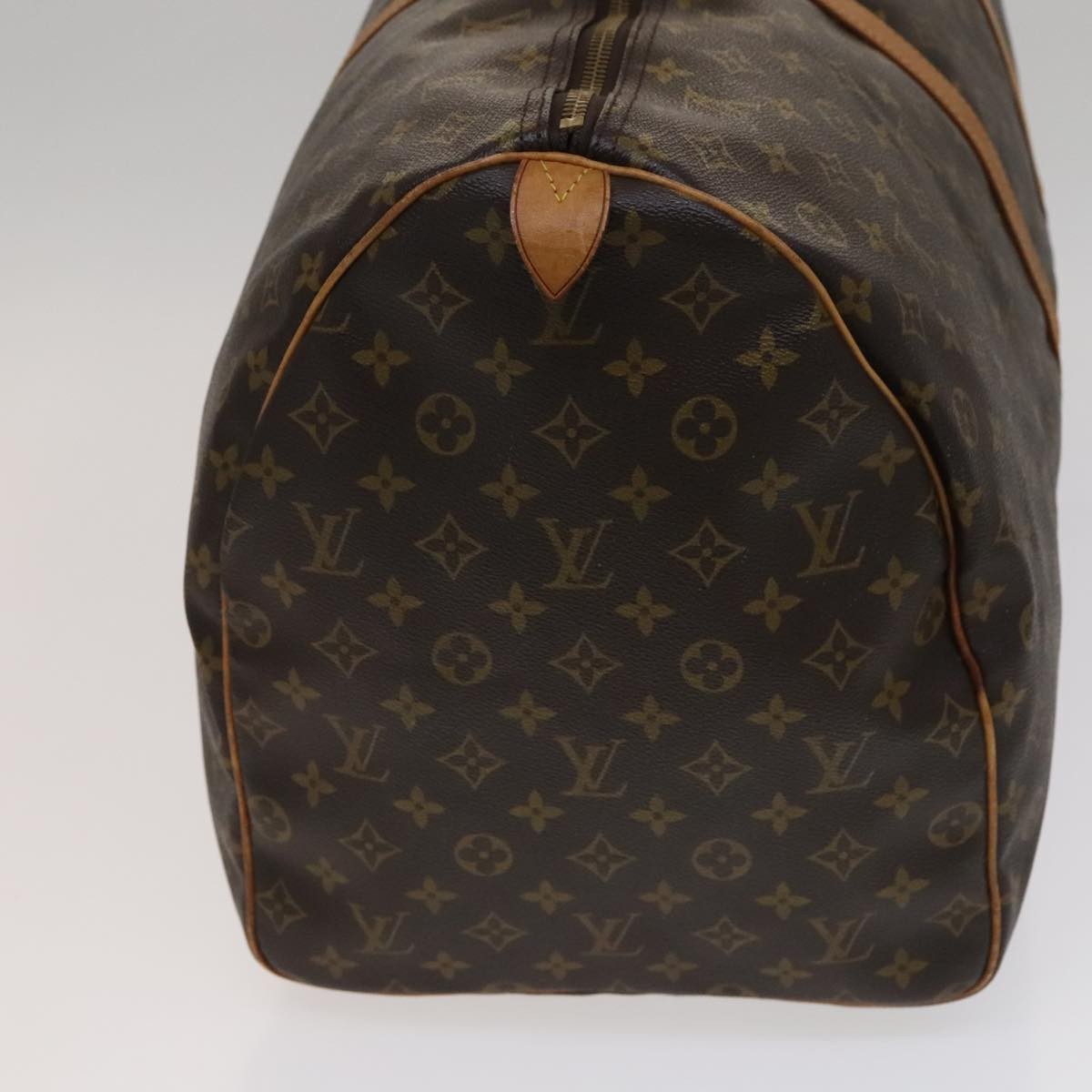 Louis Vuitton Keepall Bag Monogram Canvas, BROWN, CANVAS, Travel bag