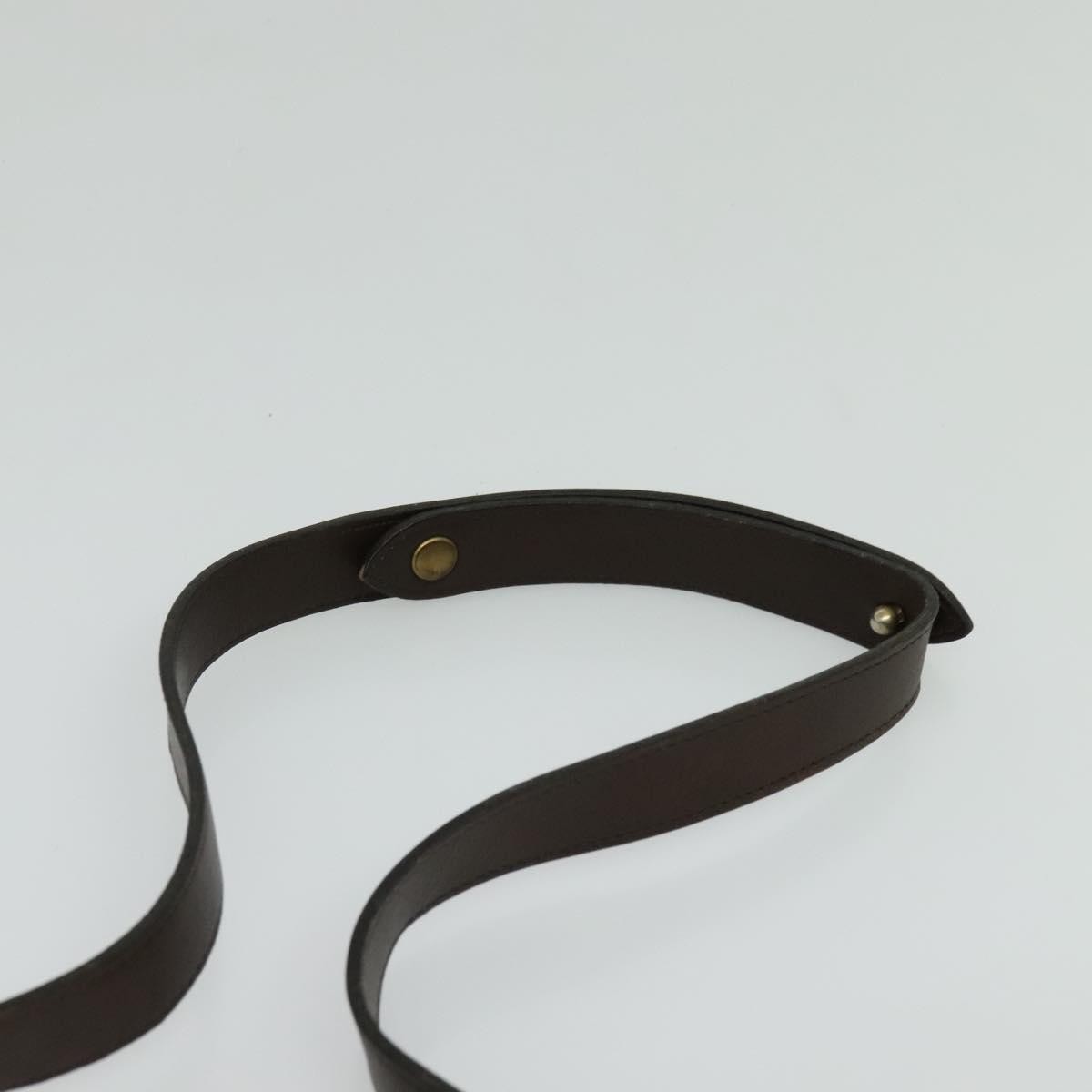 Christian Dior Vintage Trotter Flap Shoulder Bag Canvas, BROWN, CANVAS, Shoulder bag