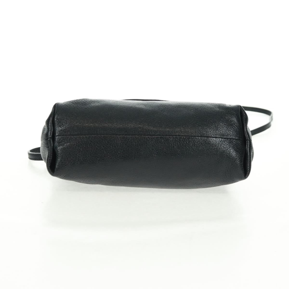 Chloe Lily Shoulder bag Leather, BLACK, LEATHER, Shoulder bag