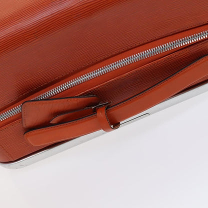 Louis Vuitton Horizon Luggage Epi Leather, ORANGE, LEATHER, Travel bag