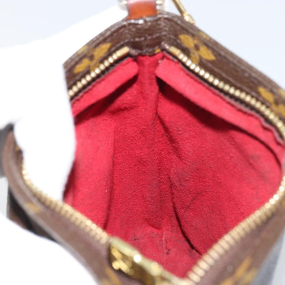 Louis Vuitton Partition Wristlet Clutch Monogram Canvas, BROWN, CANVAS, Clutche & pouche