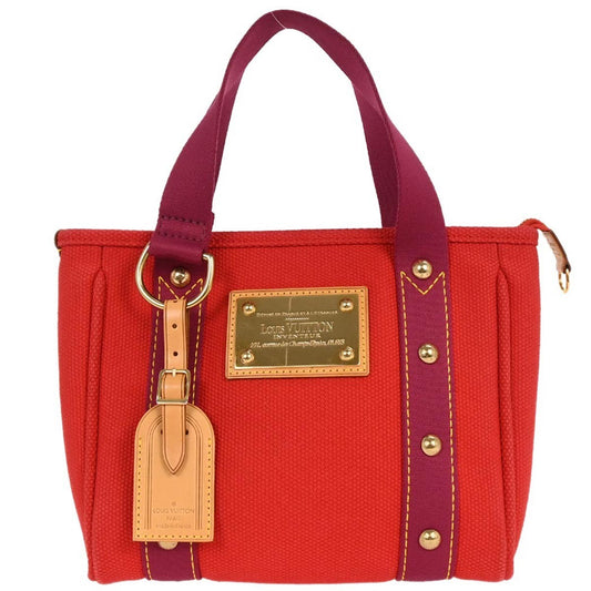 Louis Vuitton Antigua Tote Canvas, Red, Canvas, Tote Bag