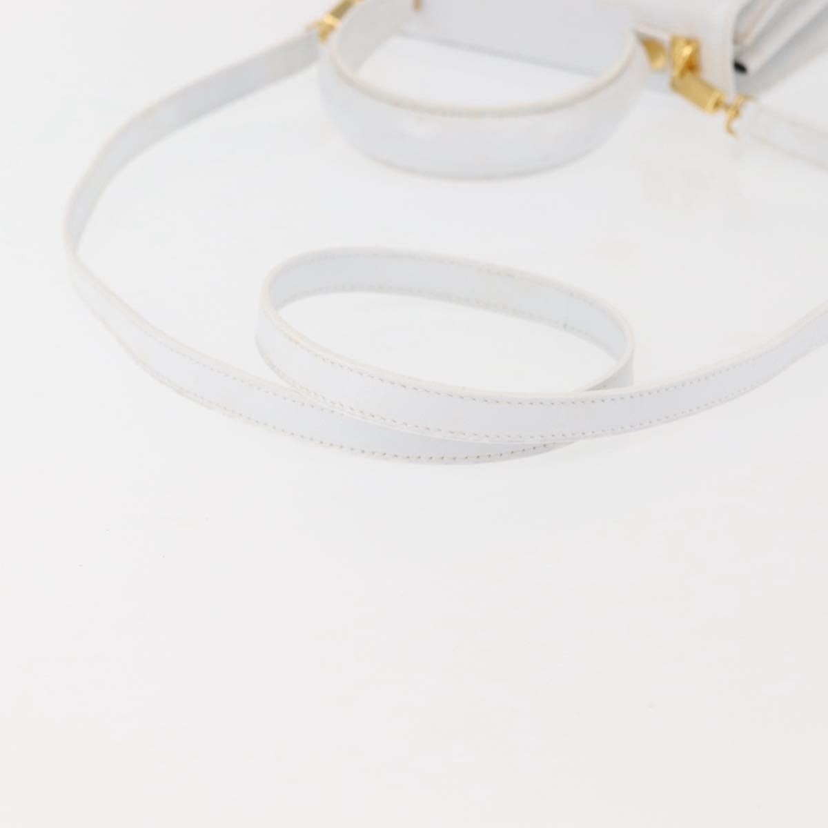 Salvatore Ferragamo Gancini Convertible Top Handle Bag Leather, WHITE, LEATHER, Handbag