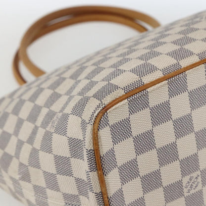 Louis Vuitton Saleya Handbag Damier, WHITE, CANVAS, Tote bag