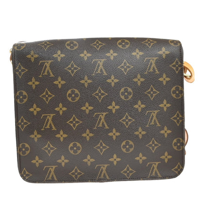 Louis Vuitton Cartouchiere Handbag Monogram Canvas, BROWN, CANVAS, Shoulder bag