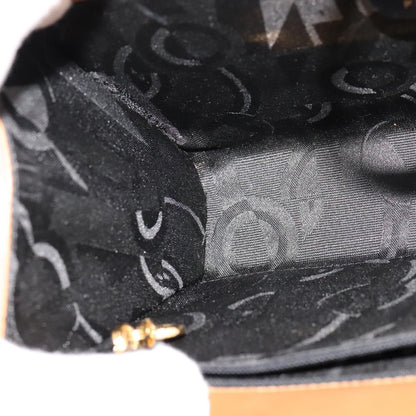 Salvatore Ferragamo Vintage Gancini Chain Shoulder Bag Leather, BEIGE, LEATHER, Shoulder bag