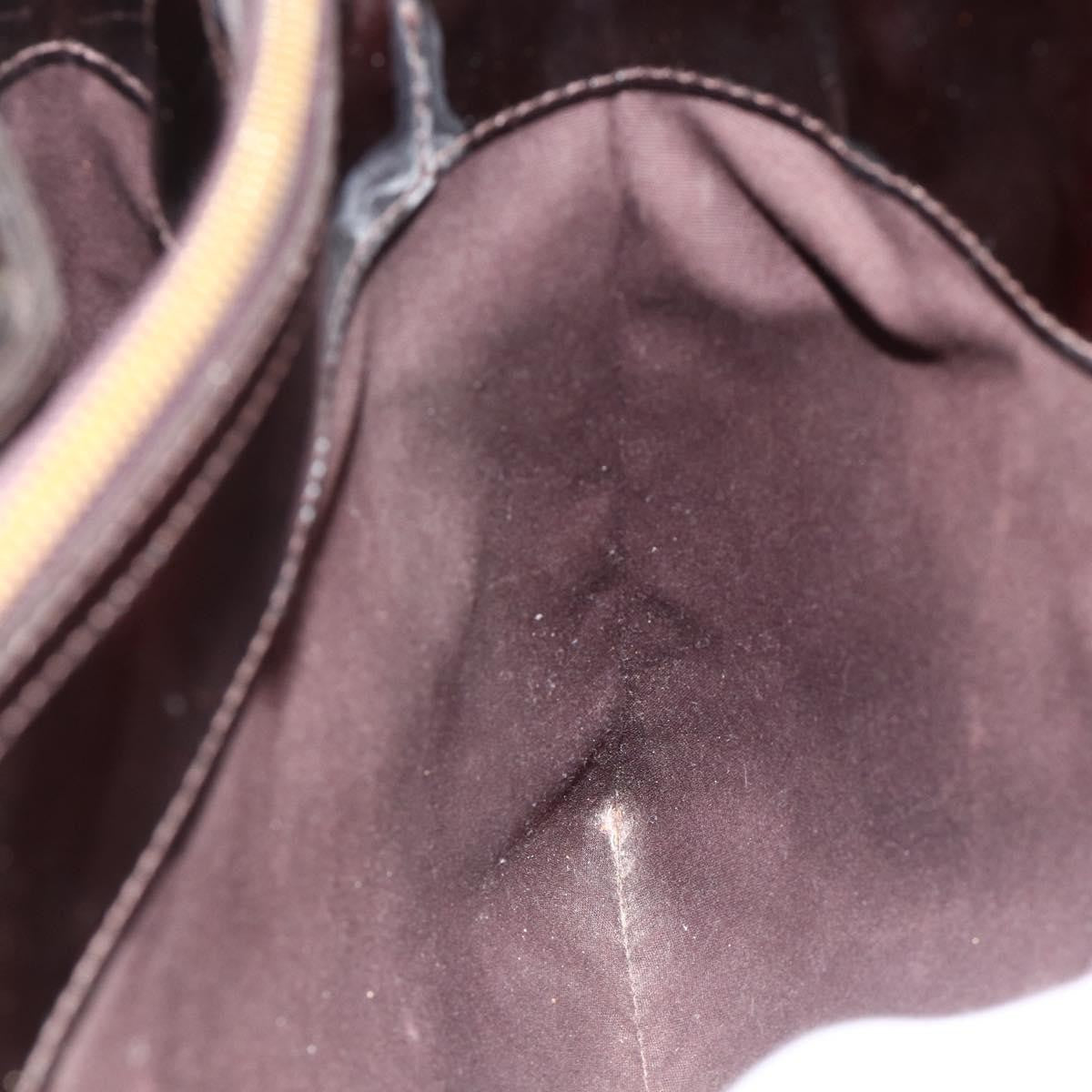 Louis Vuitton Melrose Avenue Handbag Monogram Vernis, Burgundy, Patent Leather, Handbag