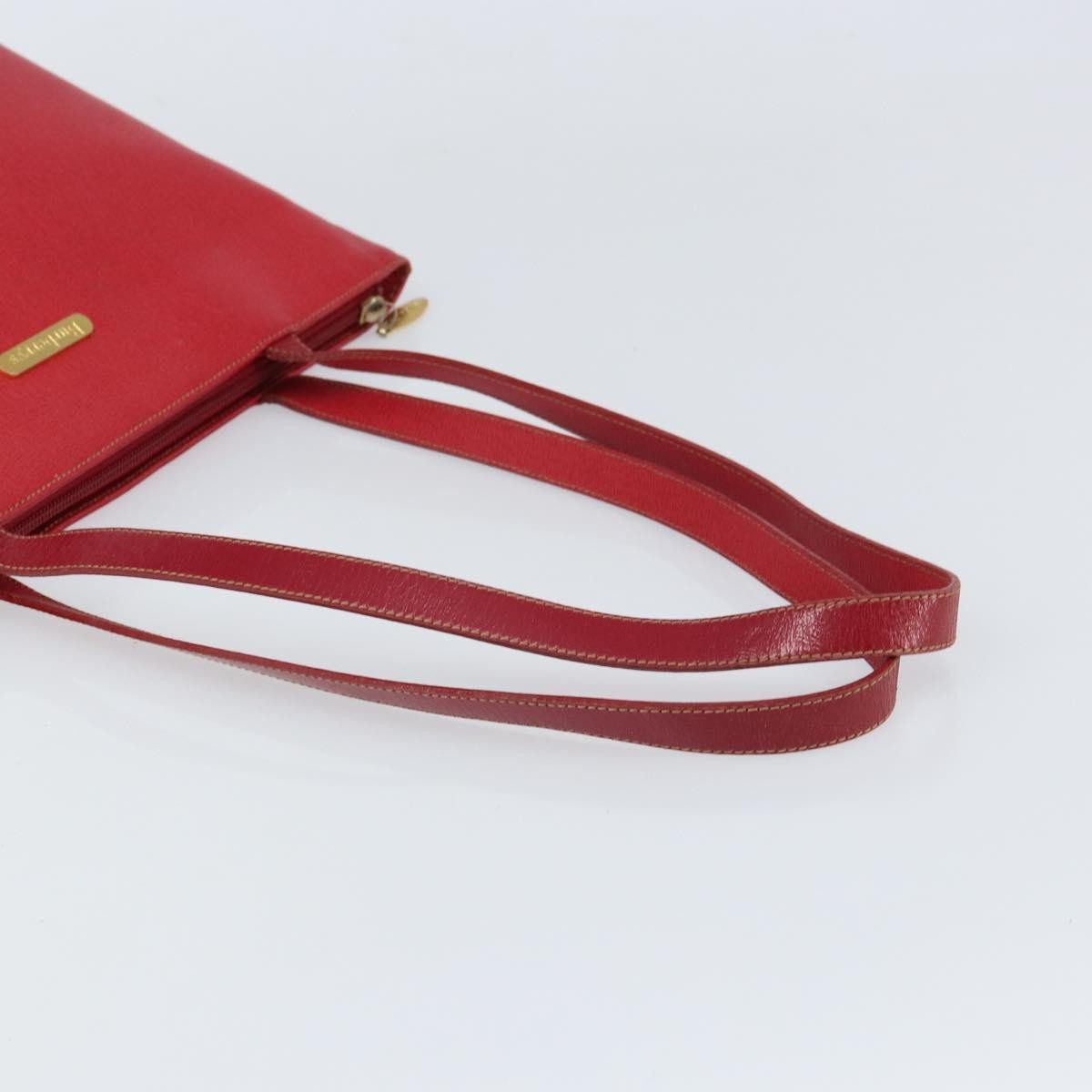 Burberry Vintage tote bag Leather, RED, LEATHER, Tote bag