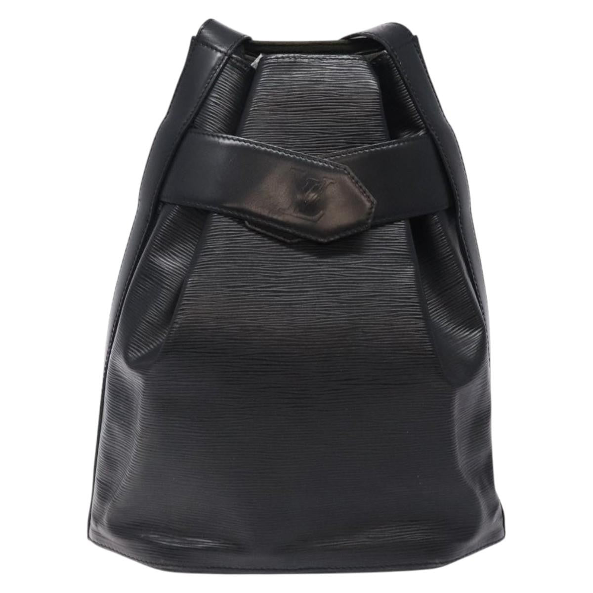 Louis Vuitton Vintage Sac d'Epaule Handbag Epi Leather, BLACK, LEATHER, Handbag