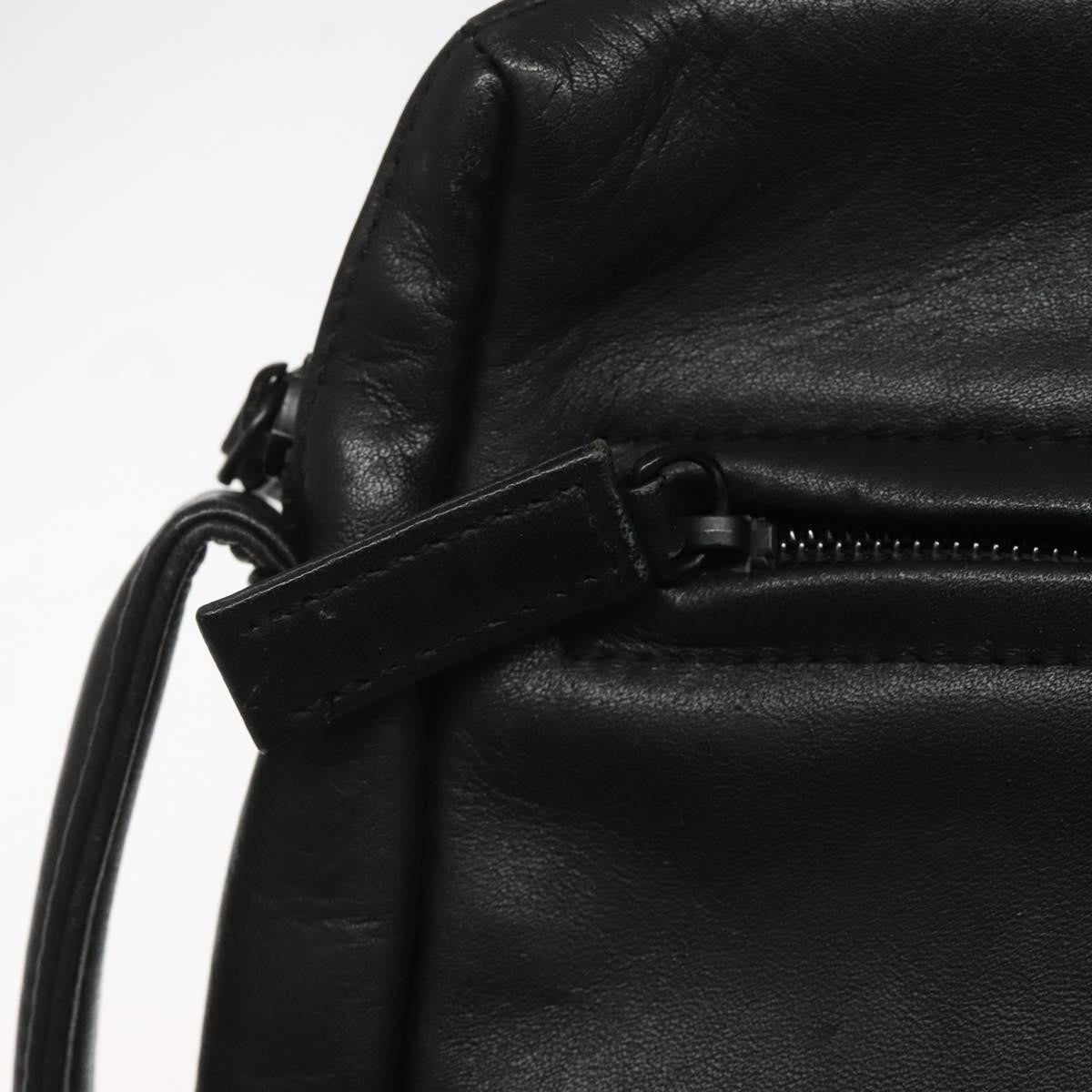 Balenciaga Vintage Pouch Leather, BLACK, LEATHER, Clutche & pouche