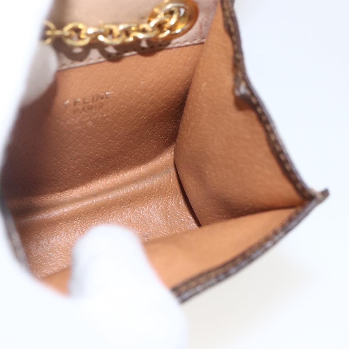 Celine Vintage Macadam Shoulder Bag Canvas and Leather, BROWN, CANVAS, Shoulder bag