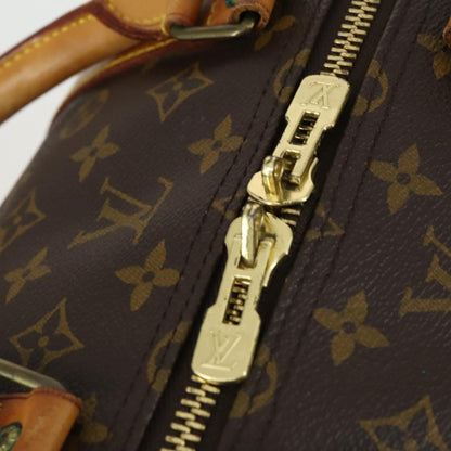 Louis Vuitton Keepall Bag Monogram Canvas, BROWN, CANVAS, Travel bag
