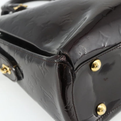 Louis Vuitton Melrose Avenue Handbag Monogram Vernis, Burgundy, Patent Leather, Handbag