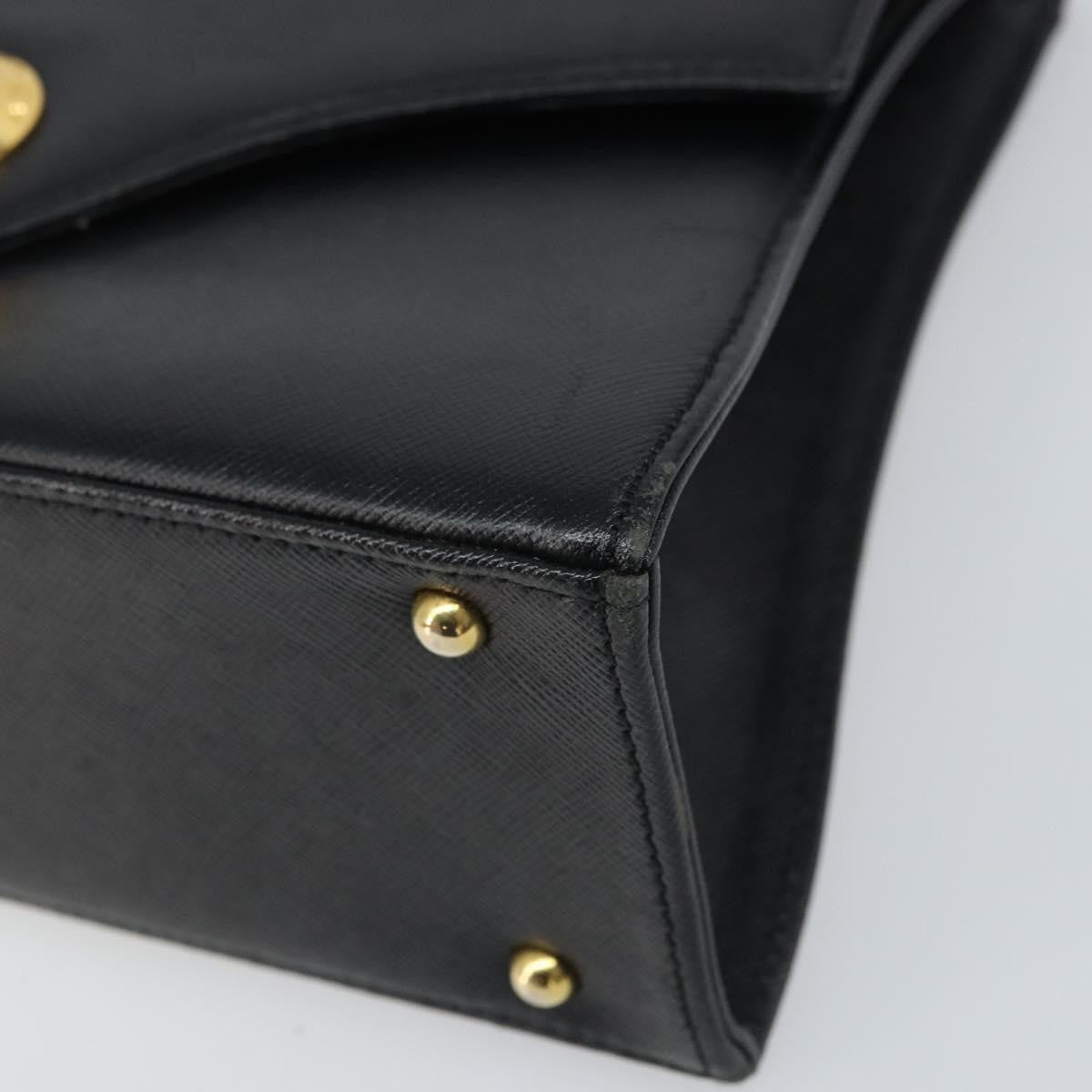 Givenchy Vintage Handbag Leather, BLACK, LEATHER, Handbag