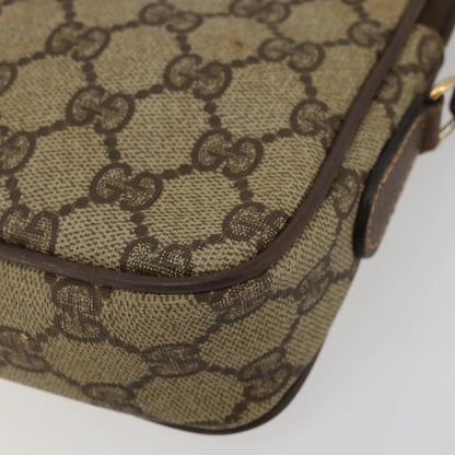 Gucci GG Supreme Shoulder Bag Canvas, Beige, Canvas, Handbag