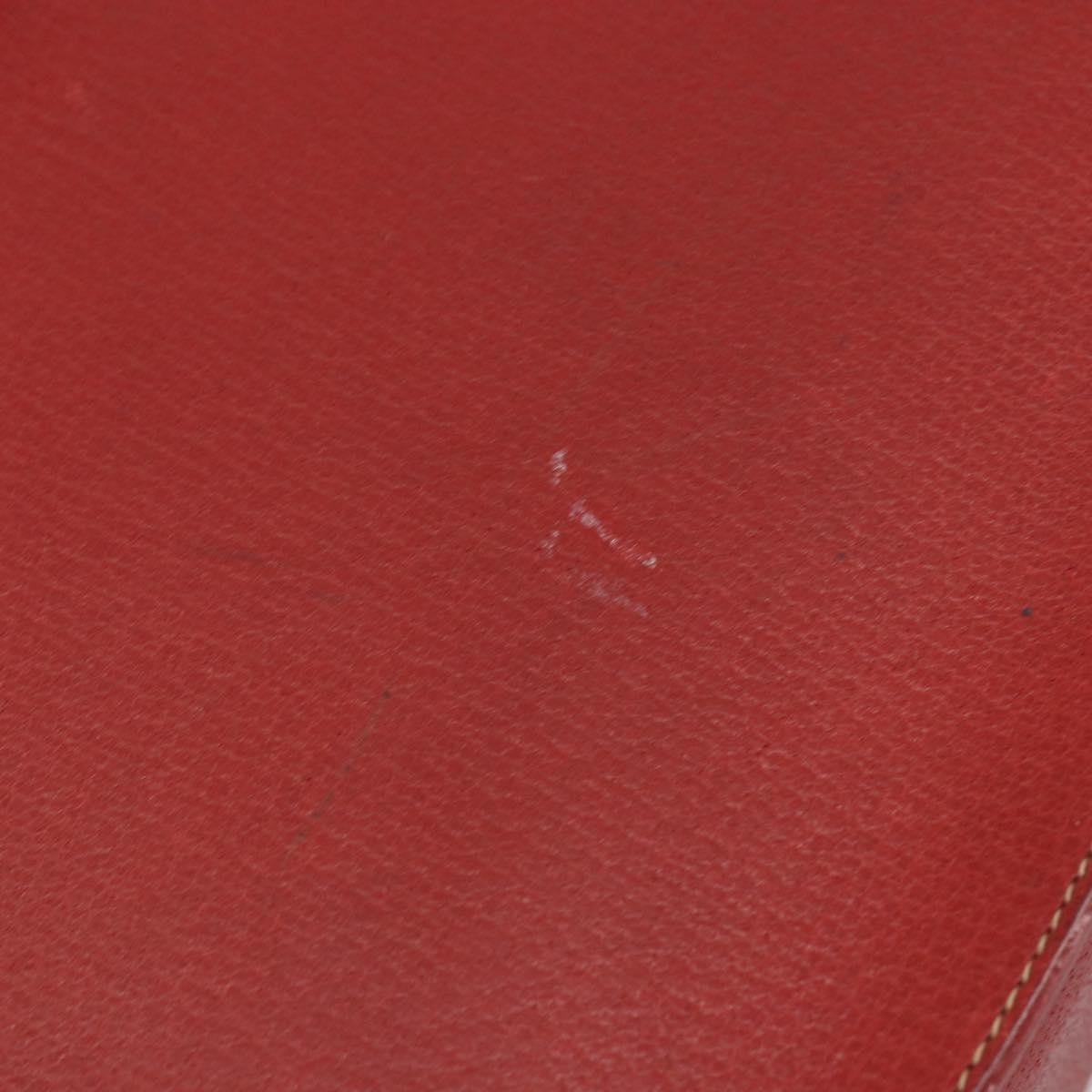 Gucci Vintage Shoulder Bag Leather, RED, LEATHER, Shoulder bag