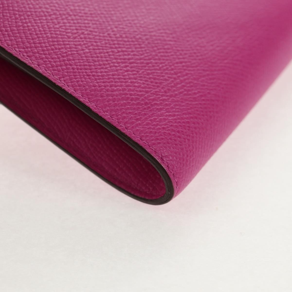 Hermes Constance Slim Wallet Epsom, PURPLE, LEATHER, Wallets