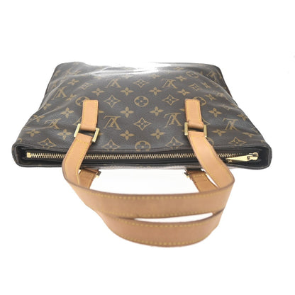 Louis Vuitton Cabas Piano Monogram Canvas, BROWN, LEATHER, Shoulder bag