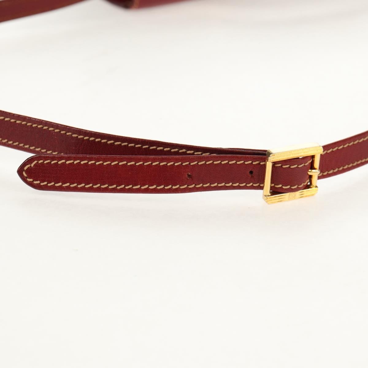 Loewe Leather Briefcase Leather, RED, LEATHER, Briefcase