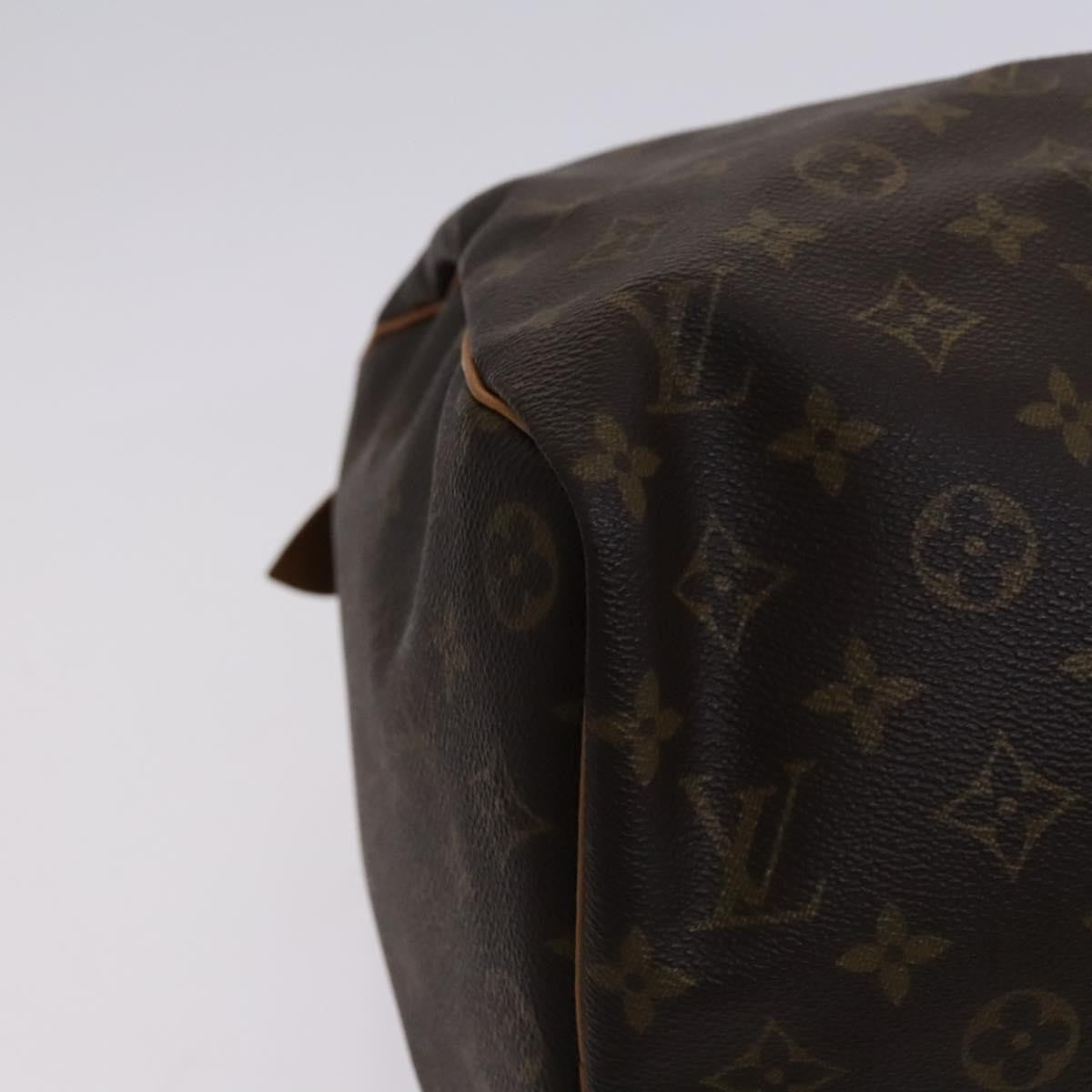 Louis Vuitton Keepall Bag Monogram Canvas, BROWN, CANVAS, Travel bag