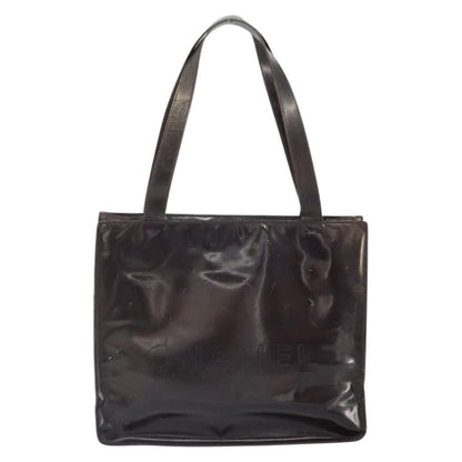 Chanel Vintage Tote Patent leather, BROWN, PATENT_LEATHER, Tote bag