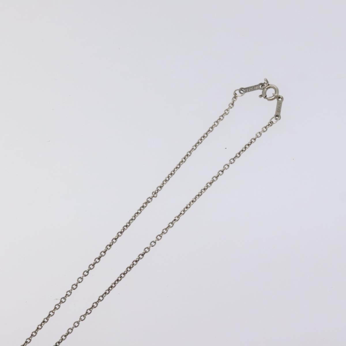 Tiffany & Co. Elsa Peretti Open Heart Pendant Necklace Sterling Silver, SILVER, SILVER, Necklace