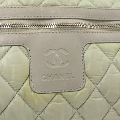 Chanel Coco Cocoon Reversible Tote Quilted Nylon, GRAY, NYLON, Tote bag
