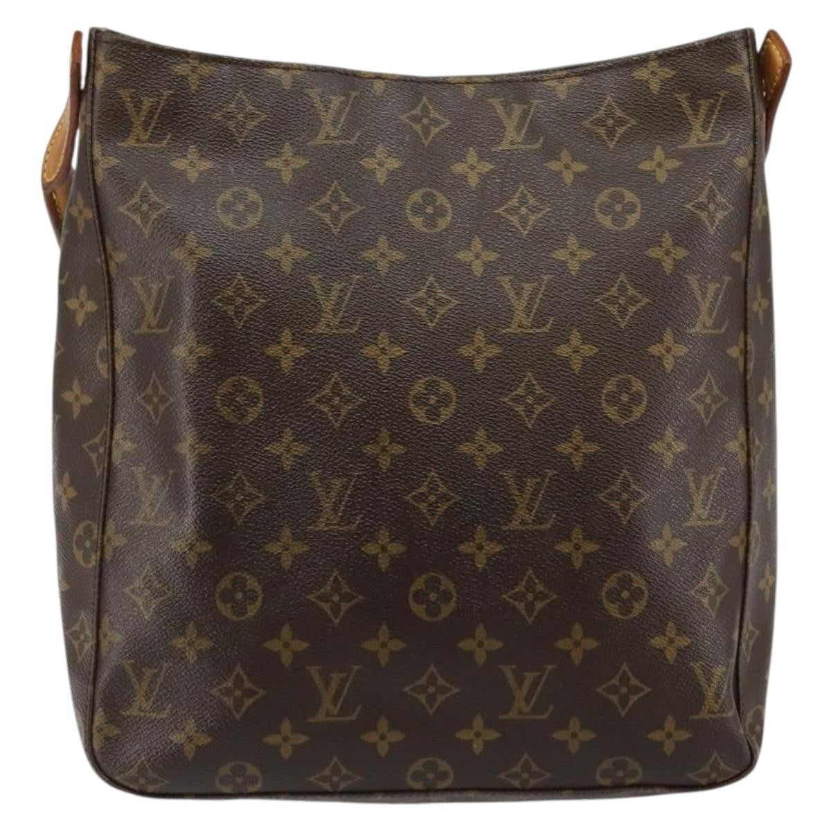 Louis Vuitton Looping Handbag Monogram Canvas, BROWN, CANVAS, Shoulder bag