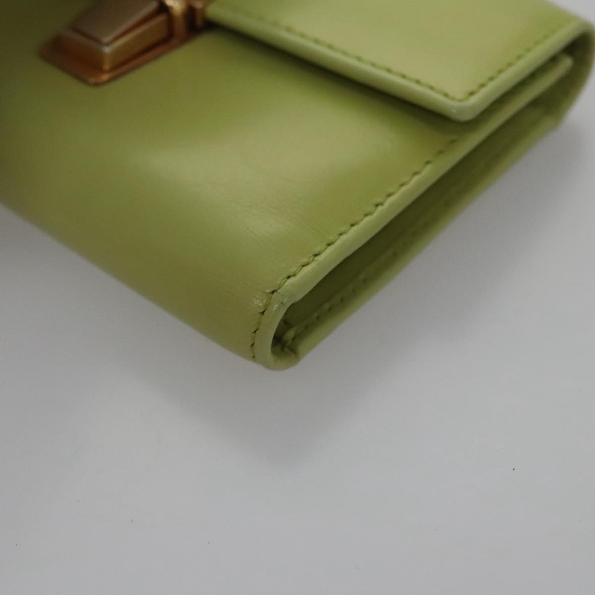 Prada Wallet, Green, Leather, Wallet