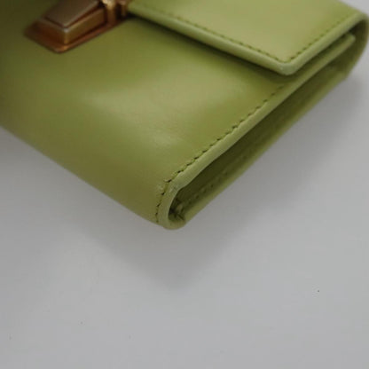 Prada Wallet, Green, Leather, Wallet