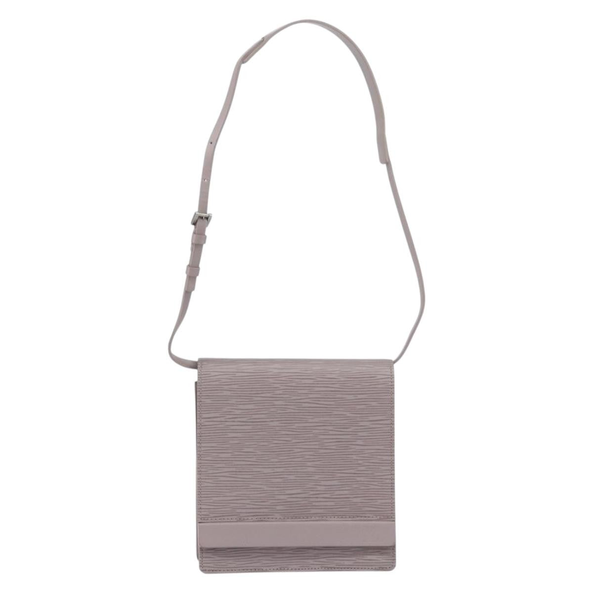 Louis Vuitton Biarritz Shoulder Bag Epi Leather, Purple, Leather, Clutch