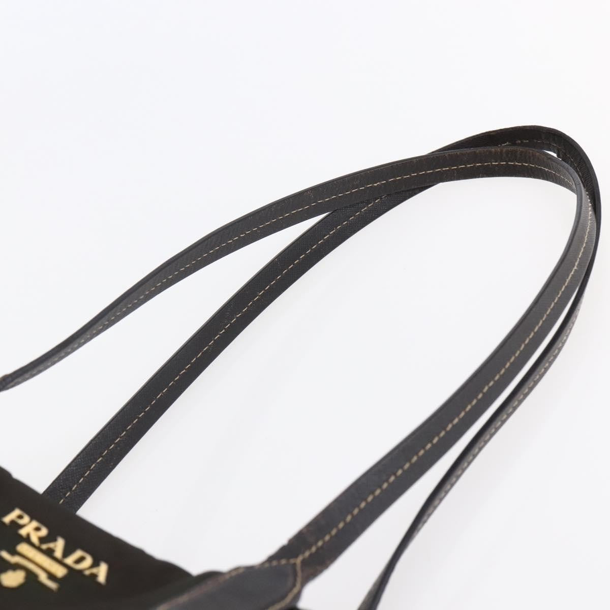 Prada Open Tote Tessuto, Khaki, Nylon, Tote Bag