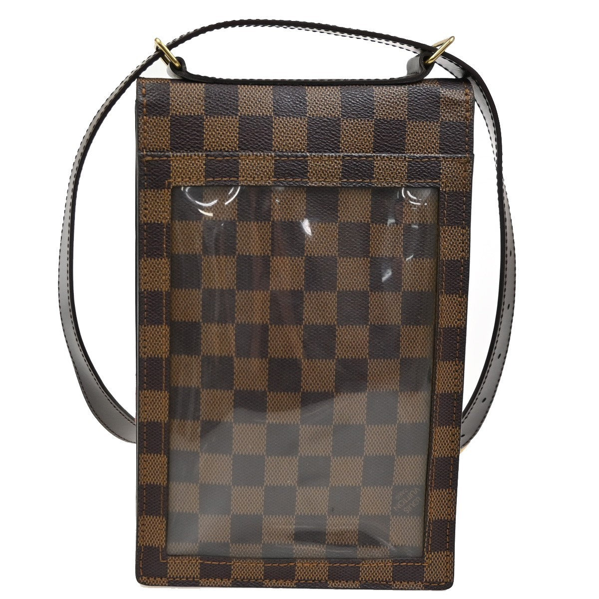 Louis Vuitton Portobello Messenger Damier, Brown, Canvas, Shoulder Bag