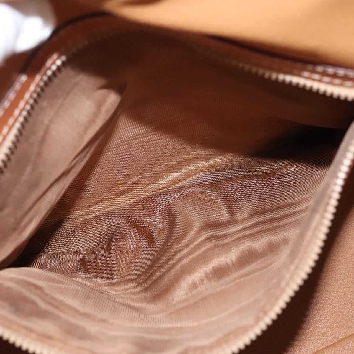 Celine Macadam Handbag Macadam with leather, Brown, Canvas, Handbag