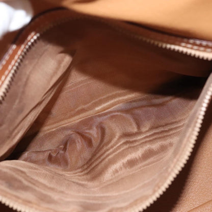 Celine Macadam Handbag Macadam with leather, Brown, Canvas, Handbag