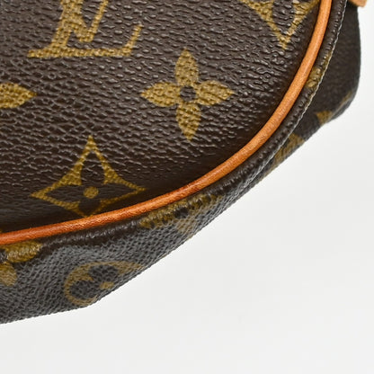 Louis Vuitton Saumur Handbag Monogram Canvas, Brown, Canvas, Shoulder Bag