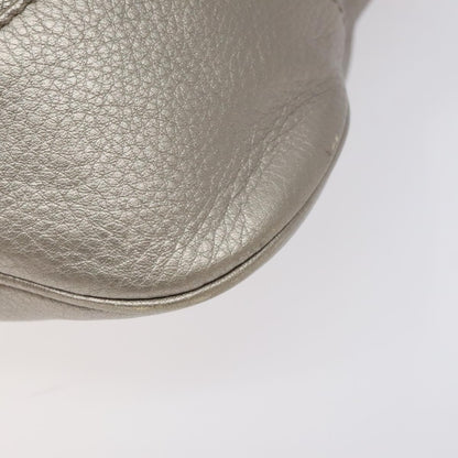 Salvatore Ferragamo Marisa Satchel Leather, SILVER, LEATHER, Shoulder bag